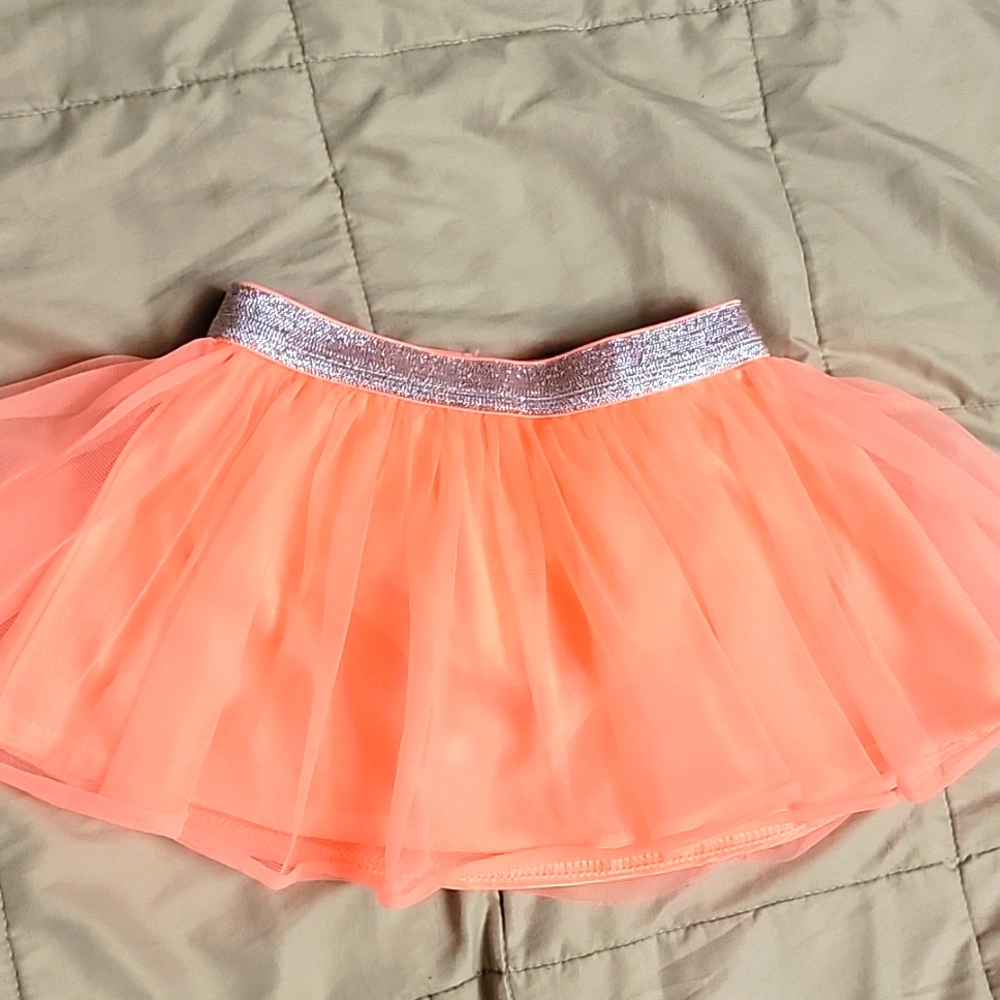Toddler Girl Peach Tutu